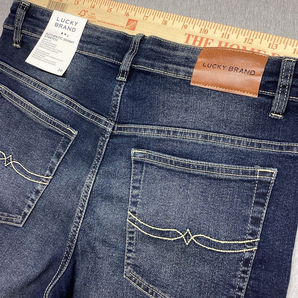 Boys Lucky Authentic Skinny Stretch Size 20 Adjustable Waist - Picture 13 of 14